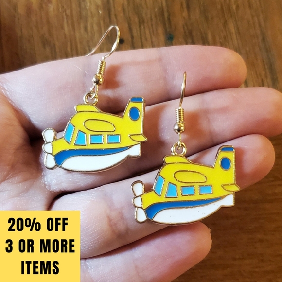 Jewelry - NWOT Yellow Submarine Earrings
